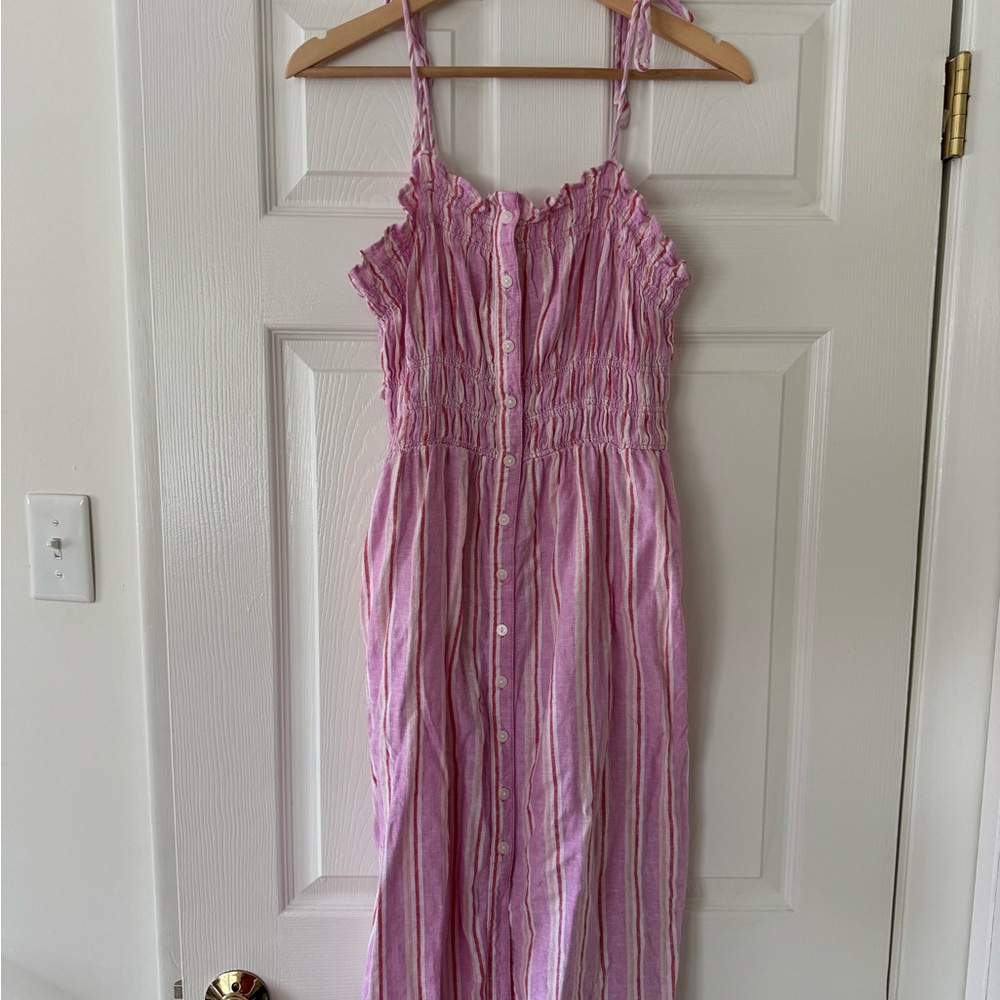 NWOT Universal Thread Pink and White Striped Sundress